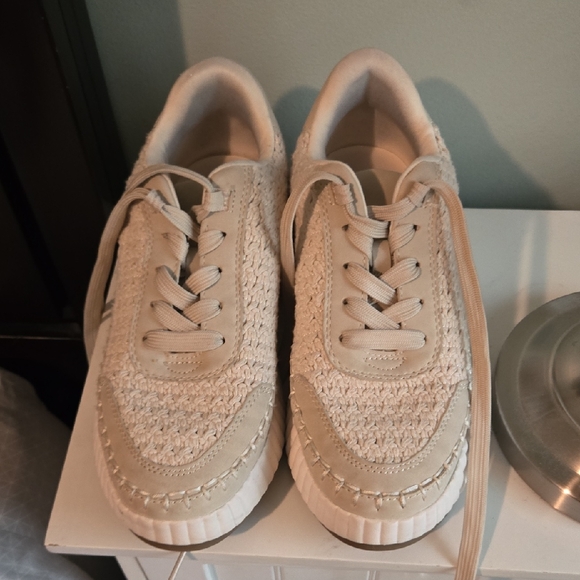 DV by Dolce Vita Cream Sneakers - Picture 1 of 7